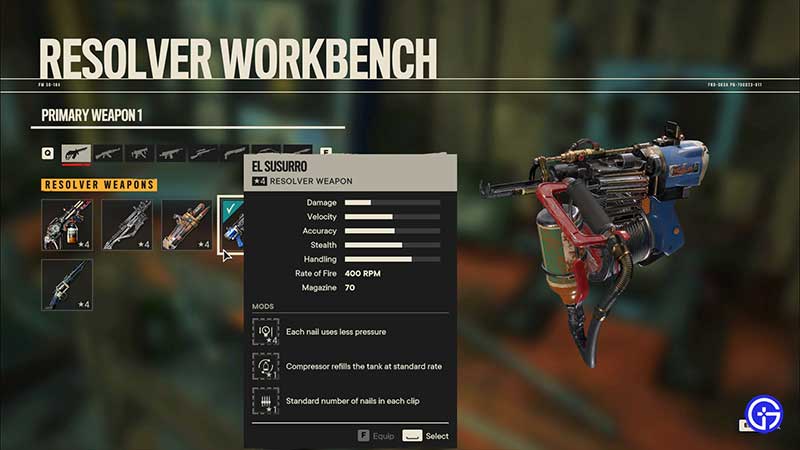 Resolver Nail Gun